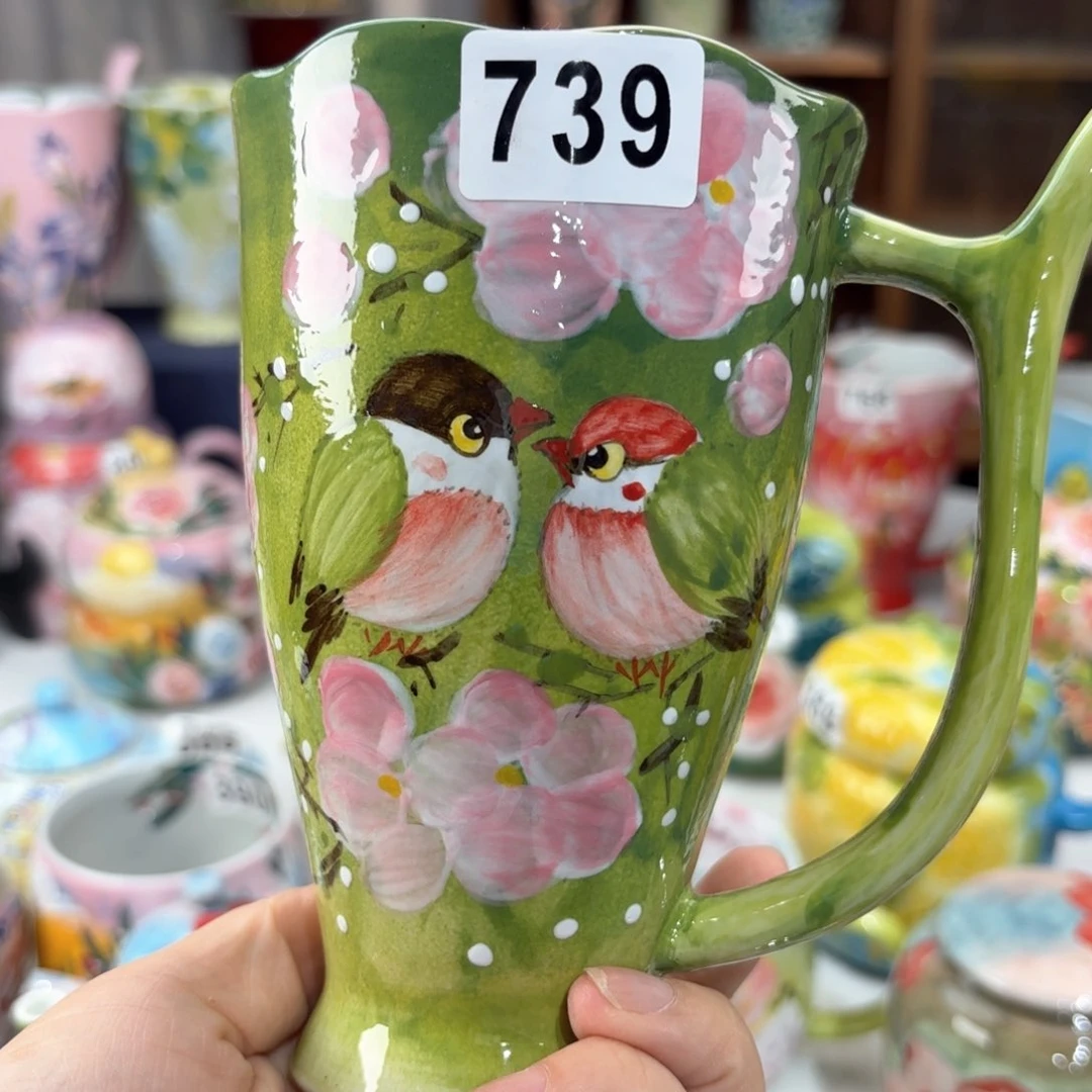 景德镇手绘高温釉下彩陶瓷茶具
