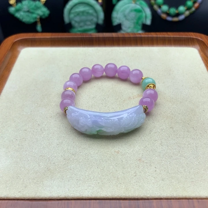 翡翠未镶嵌手链翡翠