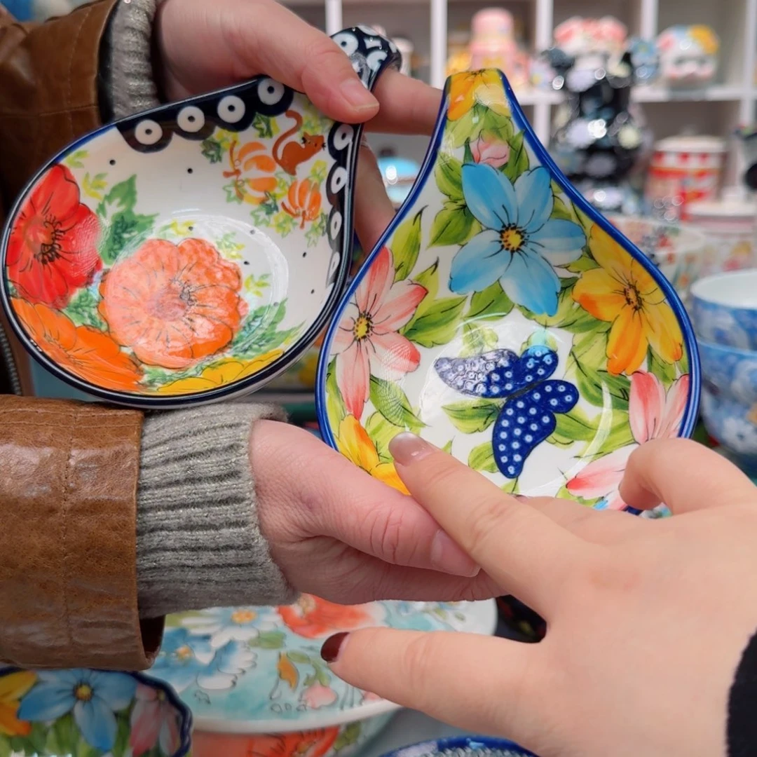 瓷片手柄碟2只看图