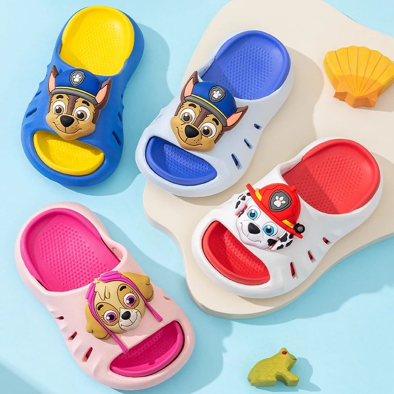 汪汪队儿童拖鞋夏男童室内防滑软底卡通男孩亲子小孩宝宝凉拖鞋女