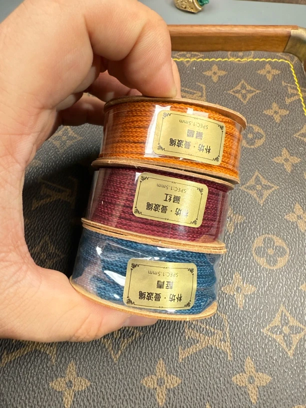 耐磨包芯棉文玩线穿珠编绳（单卷）颜色随机