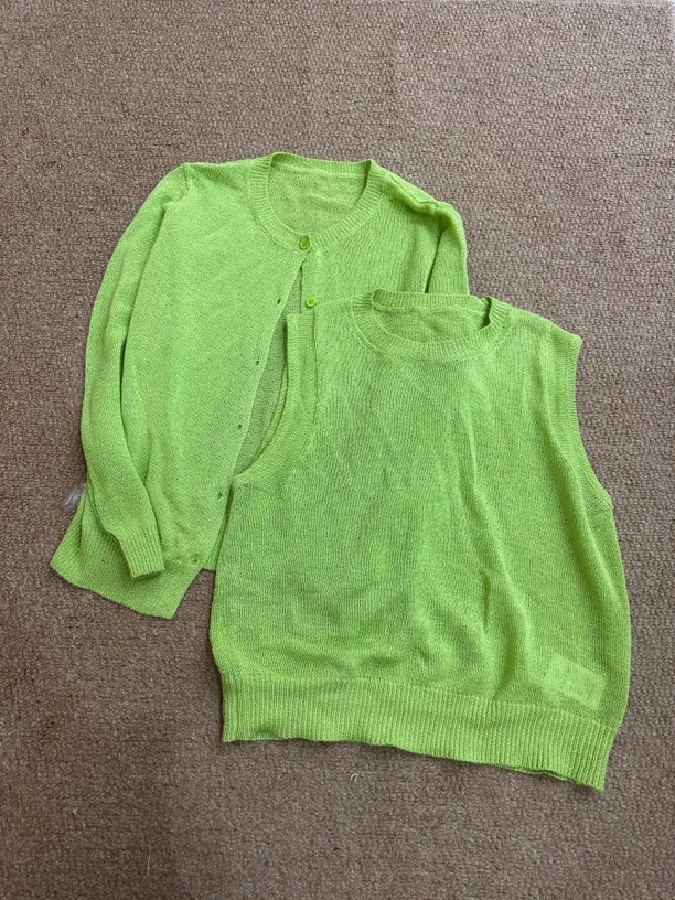 林杠杠夏季新品/进口和纸纱天丝两件套