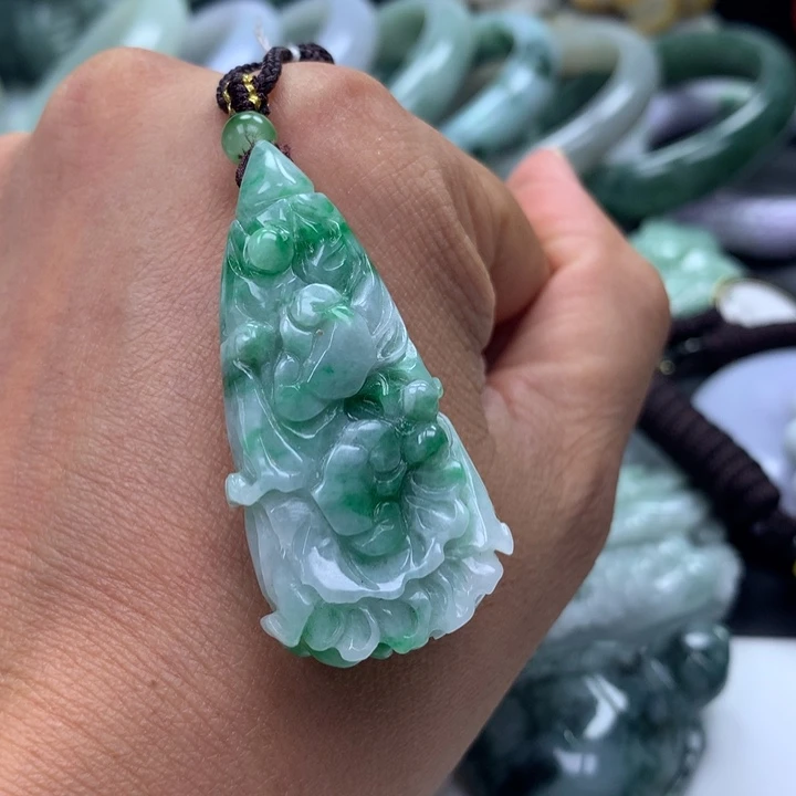 颈饰未镶嵌翡翠翡翠A货S013