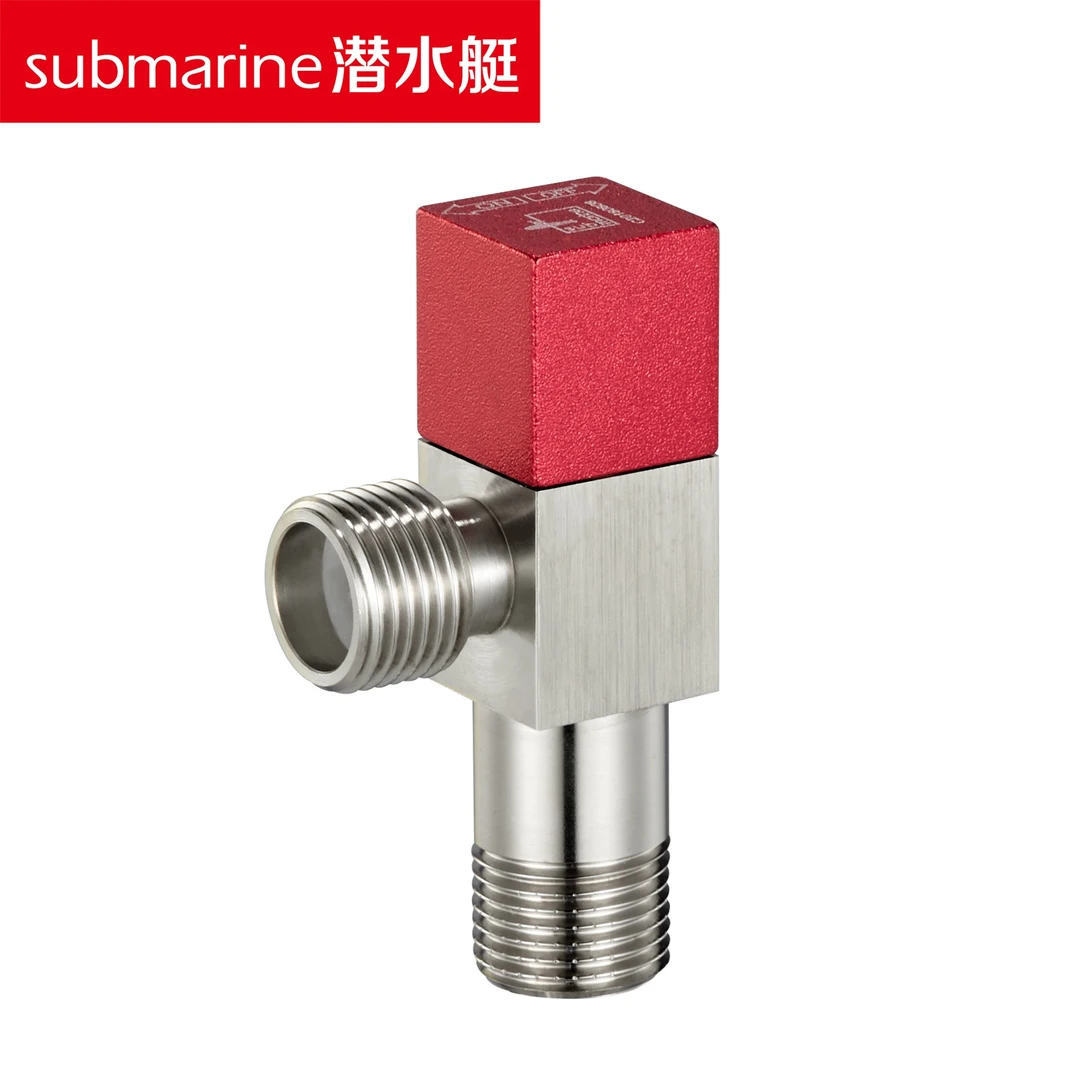潜水艇全铜三角阀适用于热水器马桶等卫生间止水开关