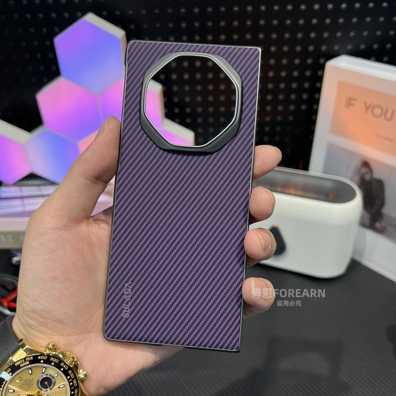适用于华为matext手机壳xt三折叠屏磁吸碳纤维后壳超薄非凡大师