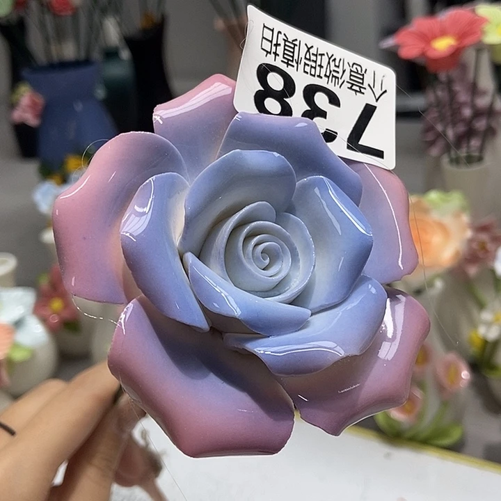 陶瓷纯手工捏花设计