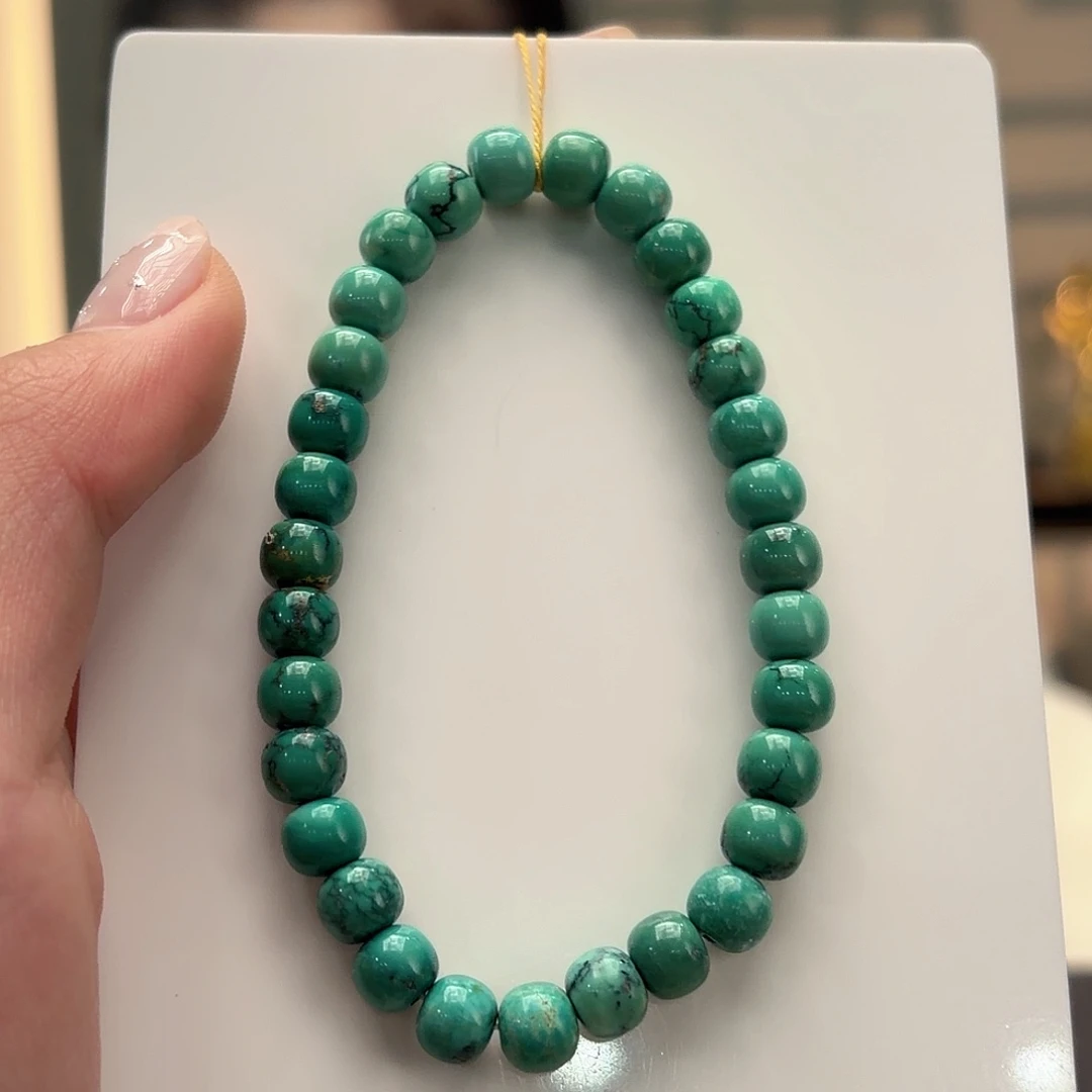 绿松石18K金镶嵌颈饰