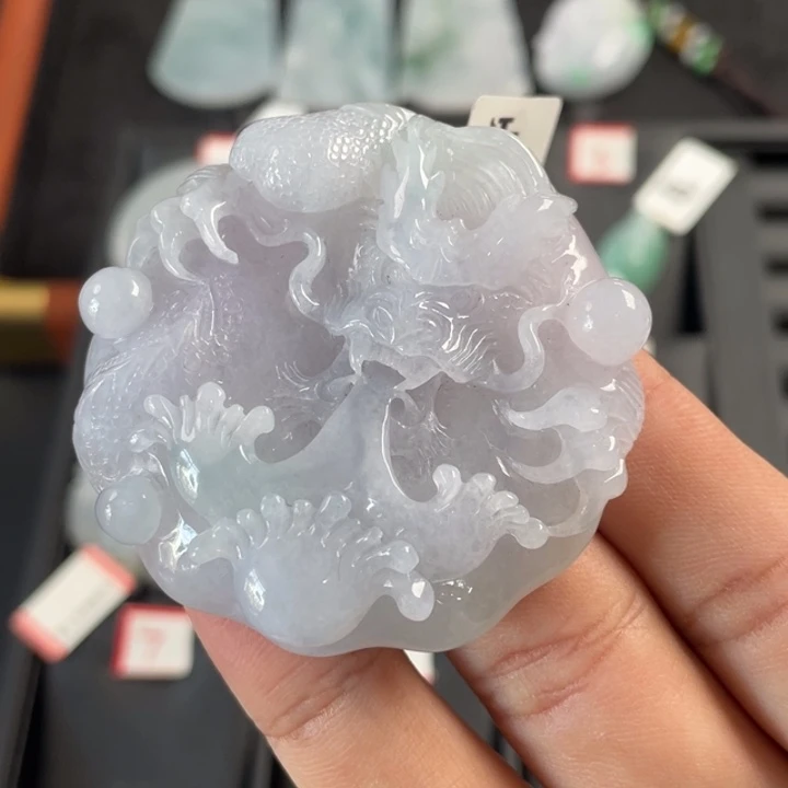 翡翠未镶嵌挂件翡翠首饰