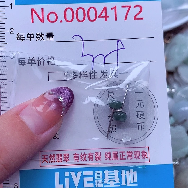 翡翠未镶嵌颈饰4172