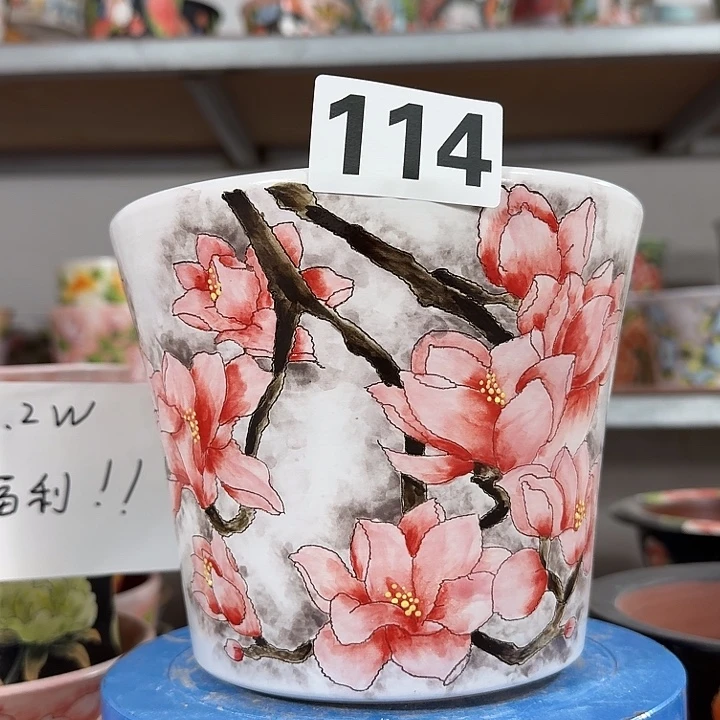 景德镇手绘多肉花盆