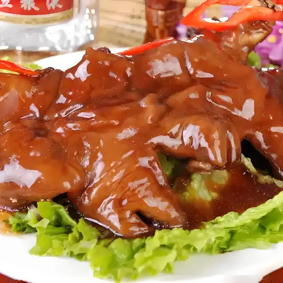 卤羊脸肉半斤