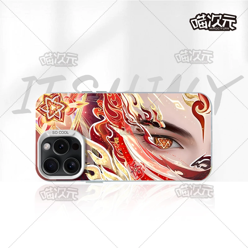 新横版澜二次元手机壳防指纹爆款动漫浮雕适用苹果华为小米ins风