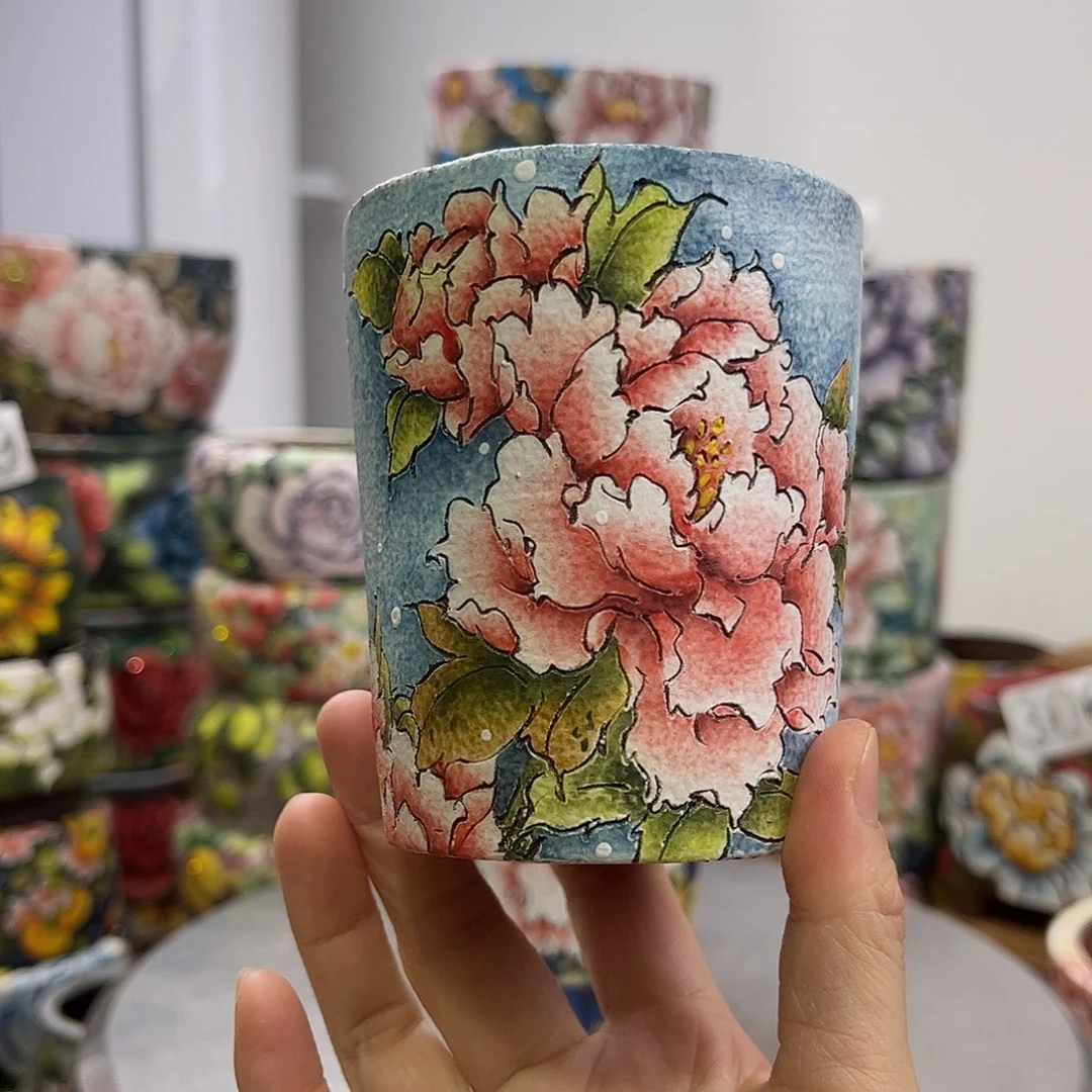 景德镇陶瓷花盆景德镇陶瓷花盆