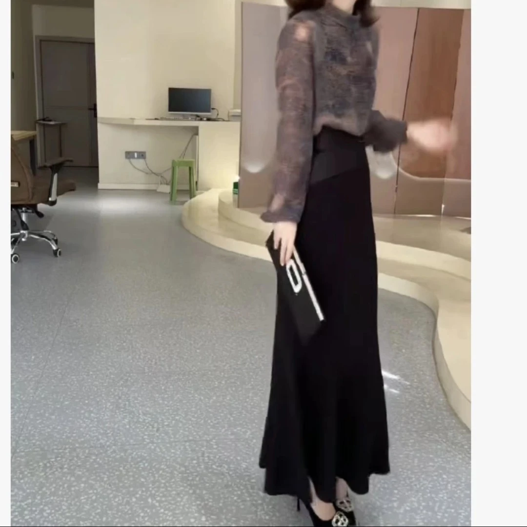 新款气质显瘦上衣高腰百搭半身裙女装