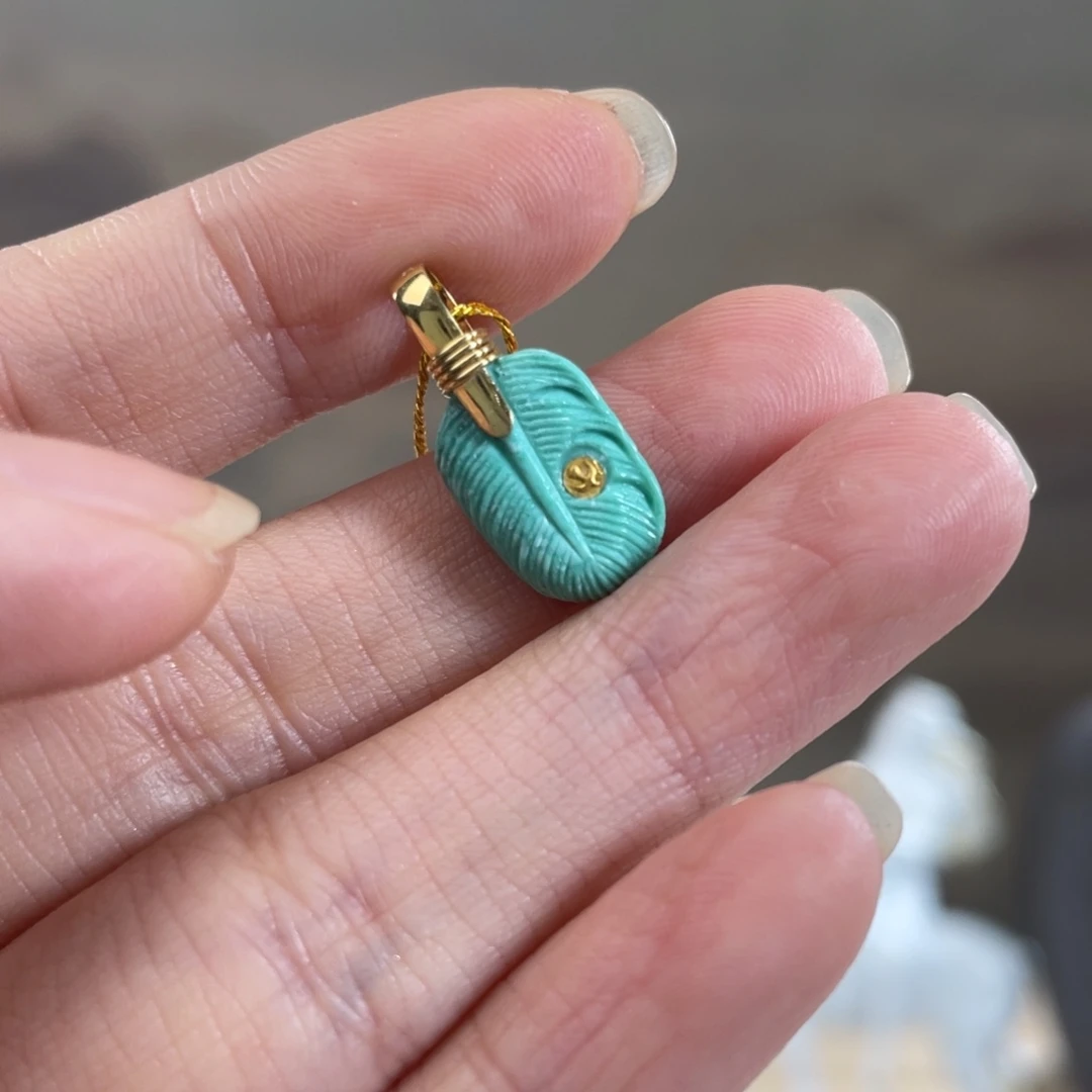 绿松石未镶嵌套链