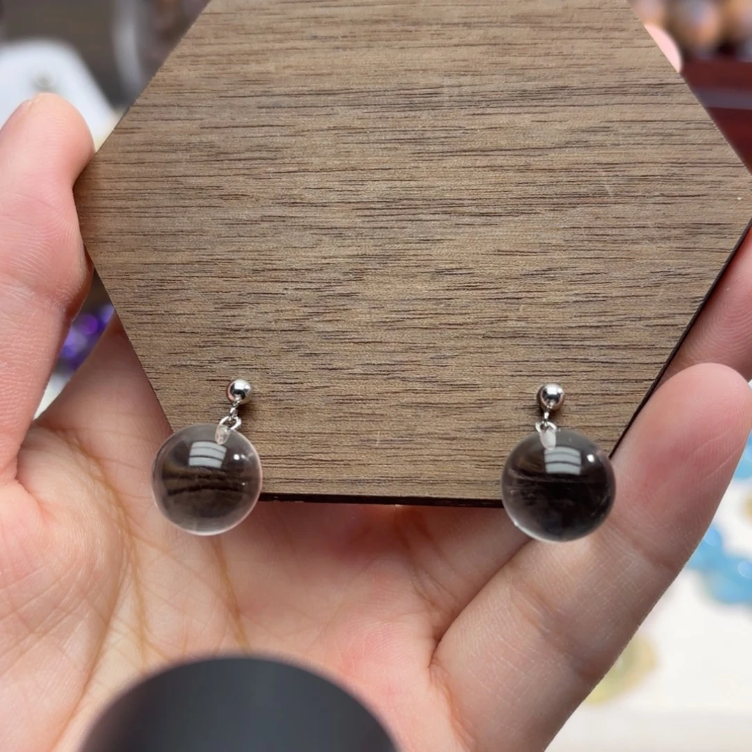 未镶嵌手链水晶耳钉