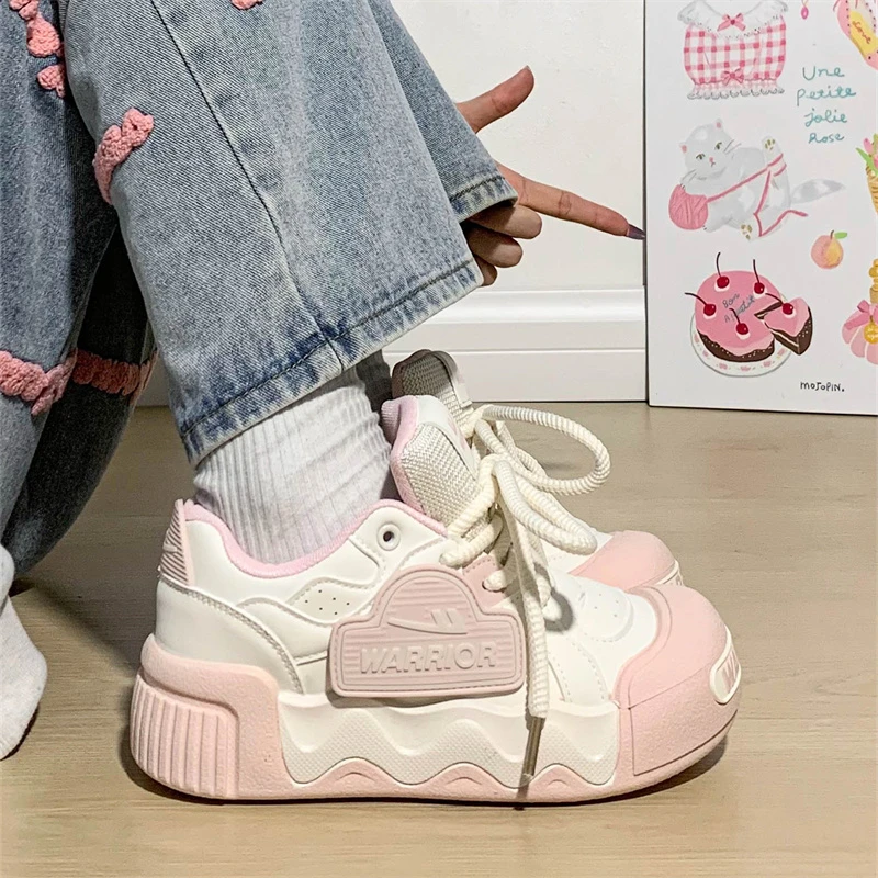 Warrior/回力超火运动板鞋校园风百搭女鞋2025春季爆款休闲鞋子女