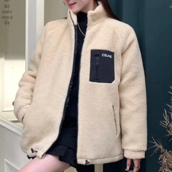 99新/Celine/瑟琳/泰迪夹棉外套/XS码/Xspk603