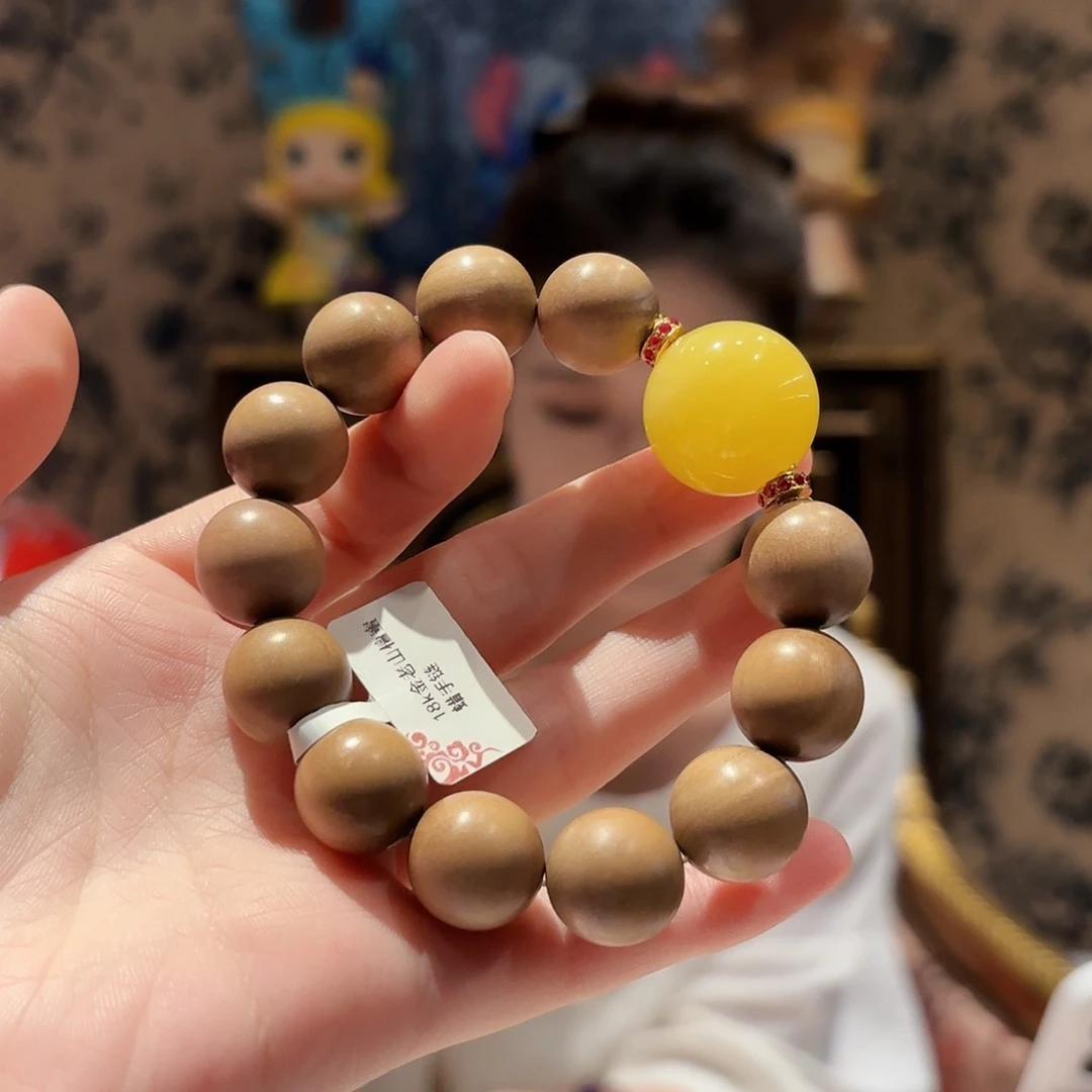 手串檀香木未镶嵌手串2号