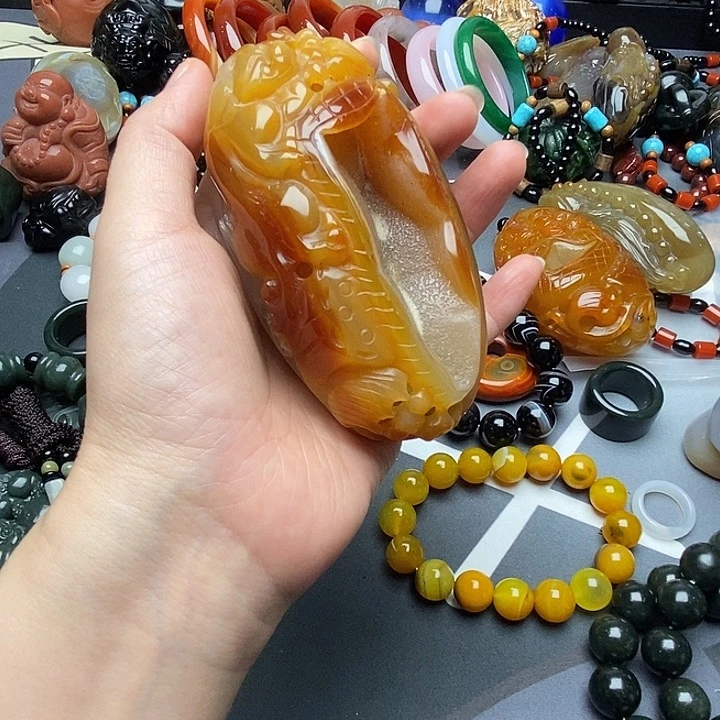 石英质玉（非洲翠）未镶嵌手链