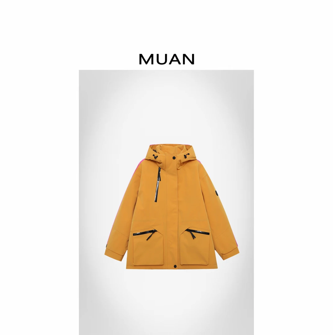 木岸MUAN：《自由冲锋羽绒服》定制90白鸭冲锋羽绒服外套D-JD-373