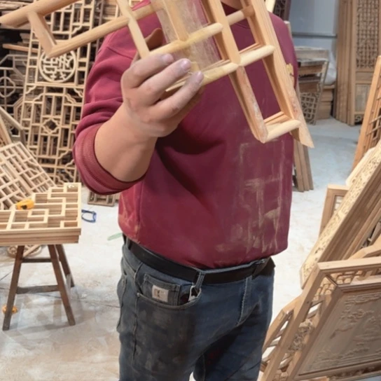 钱***成香榧木一组角花特价包邮