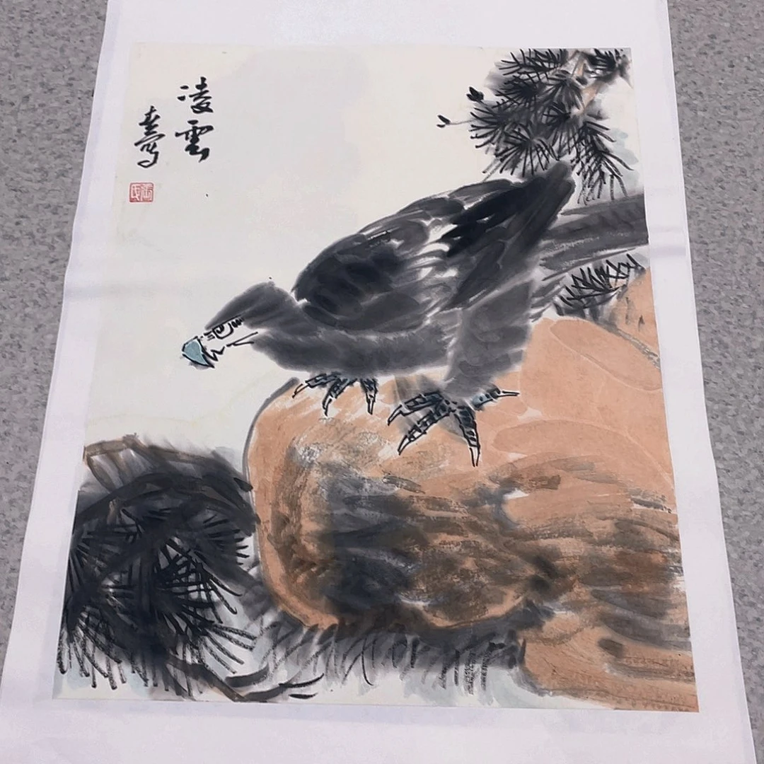 国画1.4平尺纯手绘国画作品