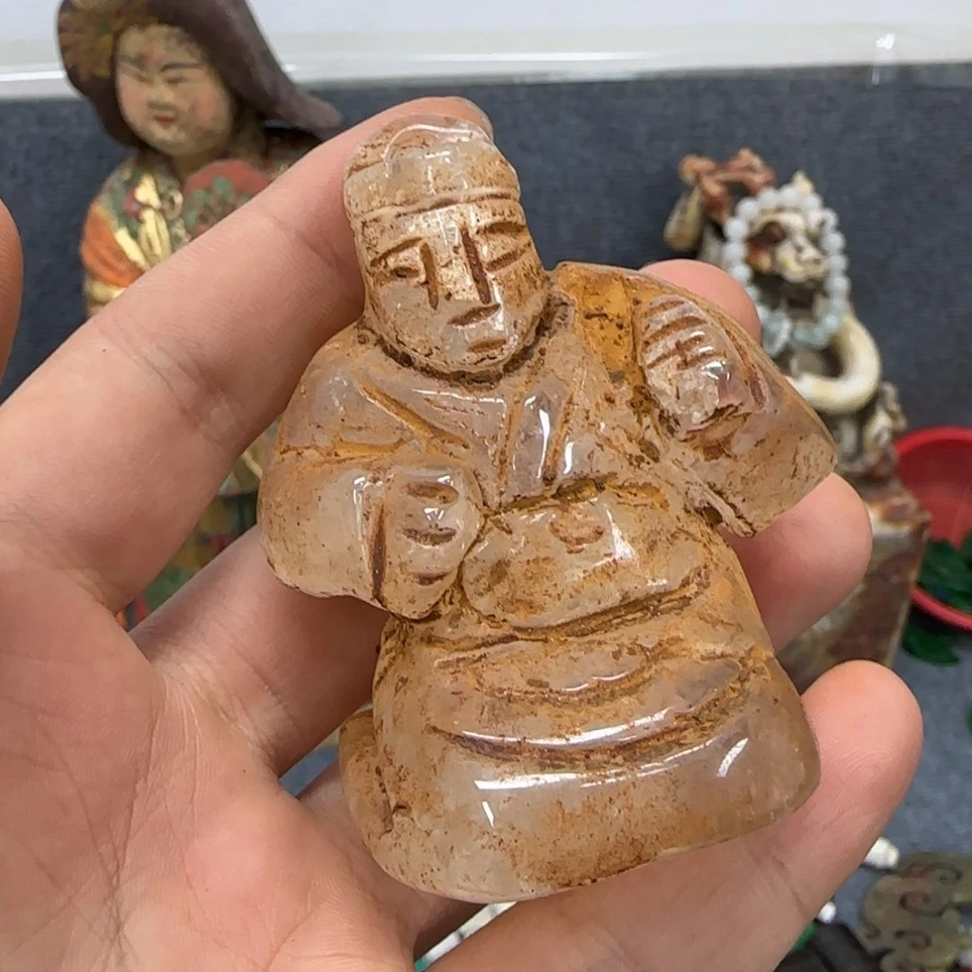 未镶嵌和田玉（糖玉）挂件