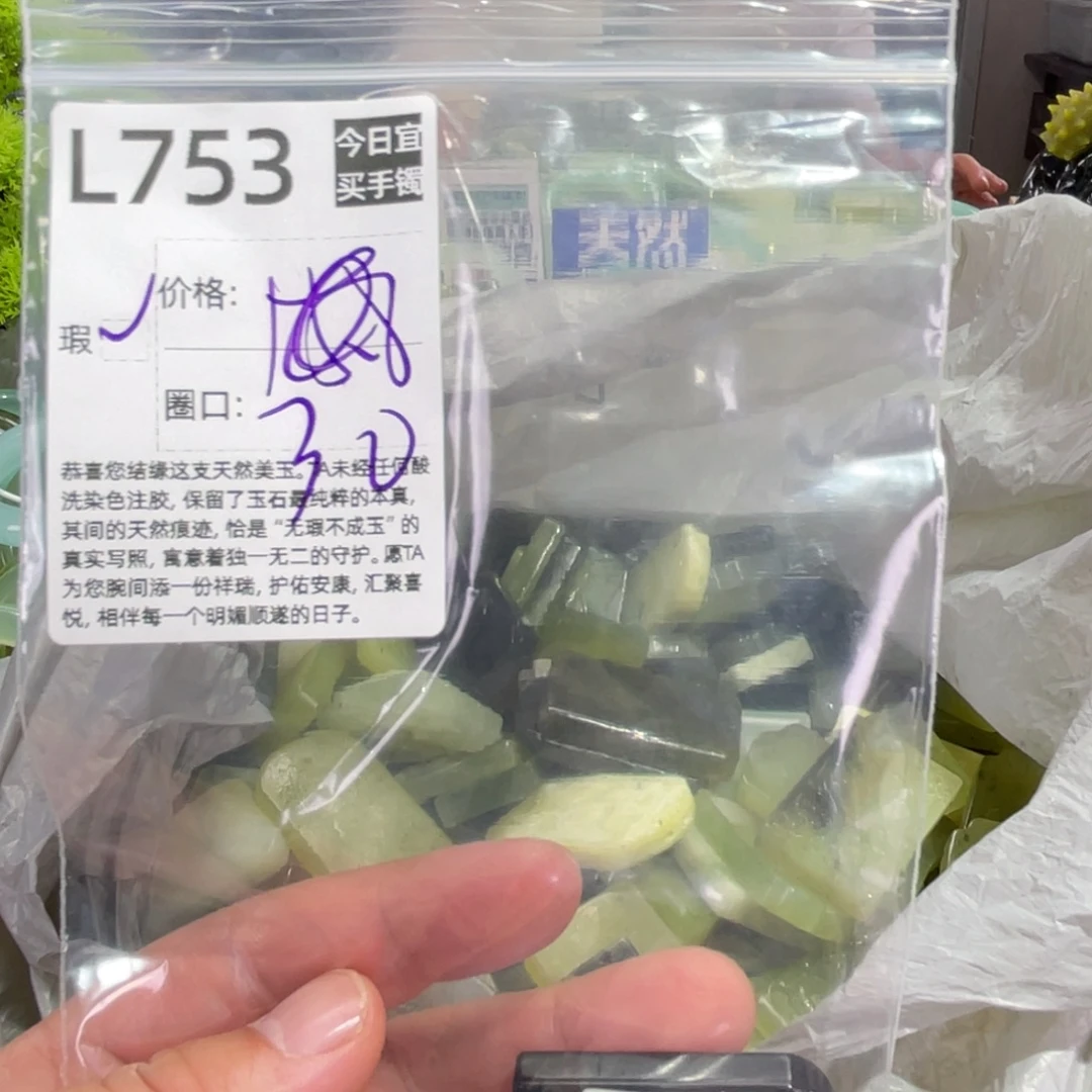 南***执蛇纹石玉未镶嵌手镯