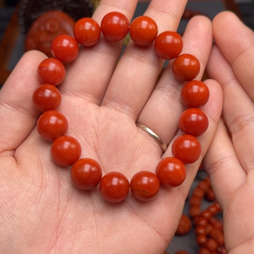 南红玛瑙配饰卡12尺寸未镶嵌金*