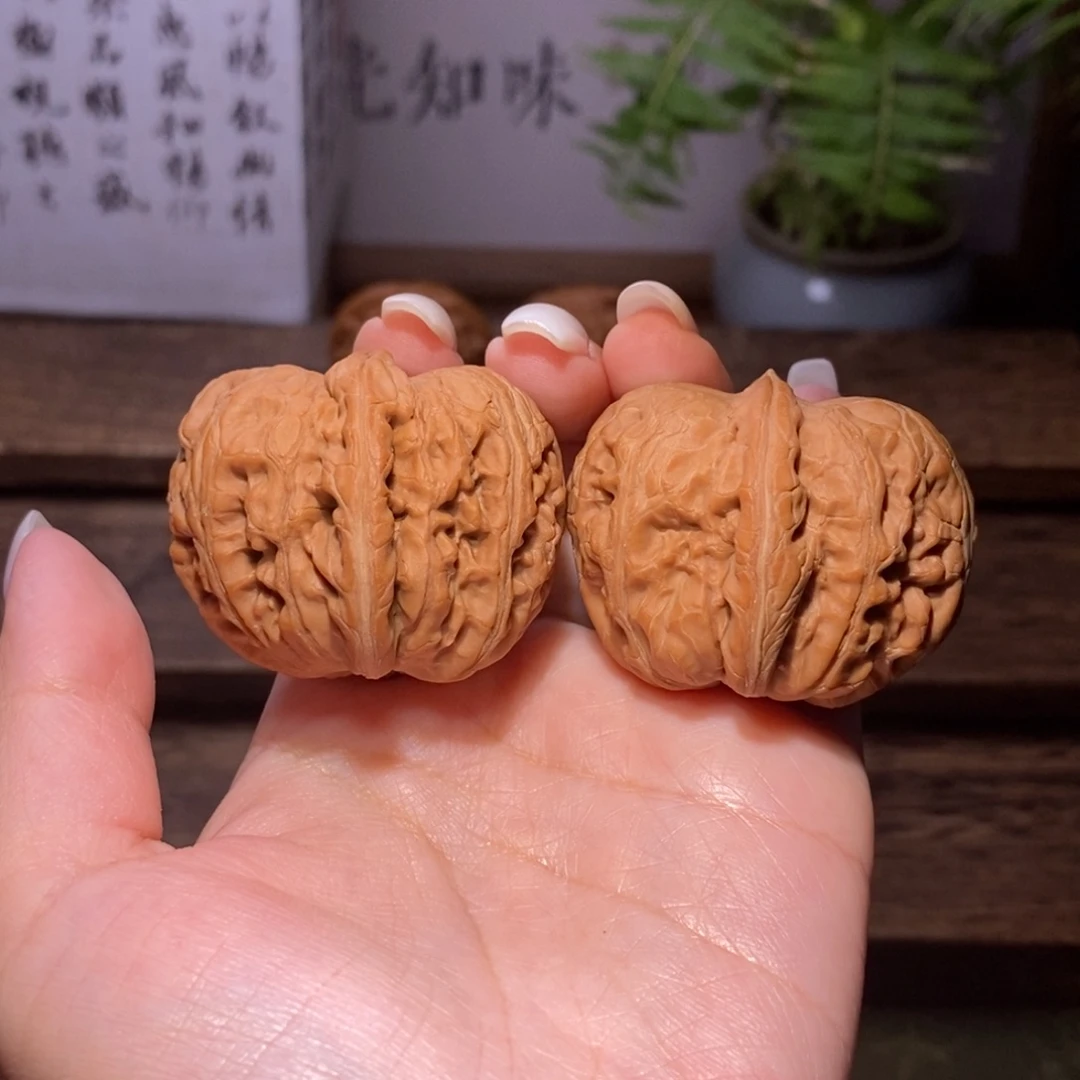 吊坠文玩核桃全品42平谷元宝精品