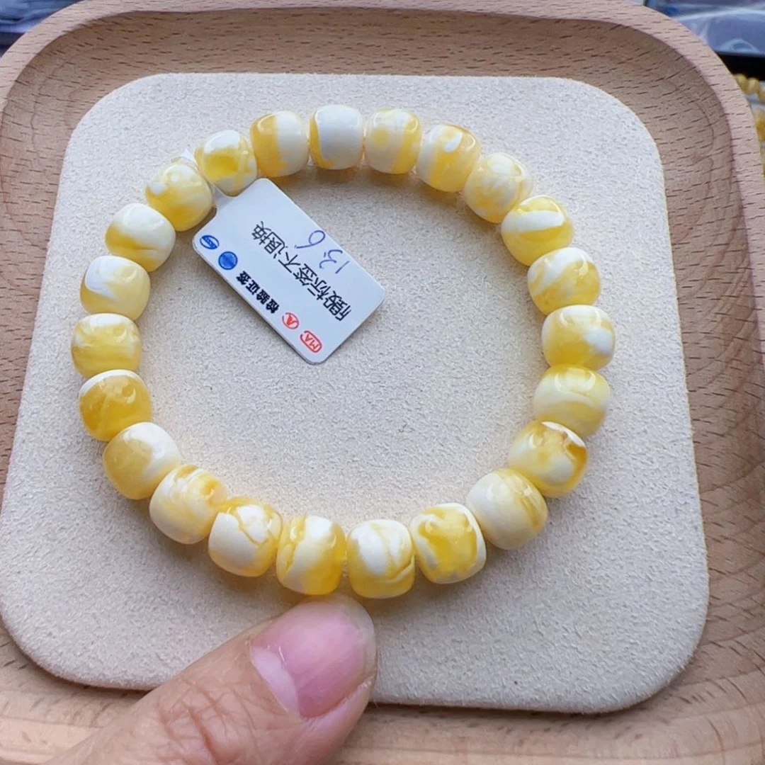 琥珀手链未镶嵌13.6克