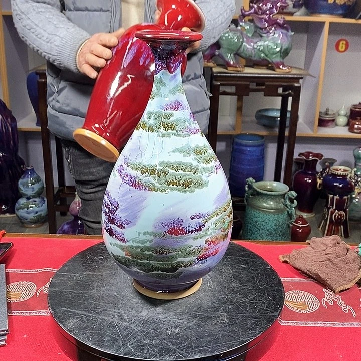 瓶中国神垕精品钧瓷