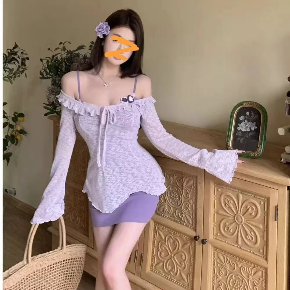 时尚纯欲辣妹显瘦气质套装