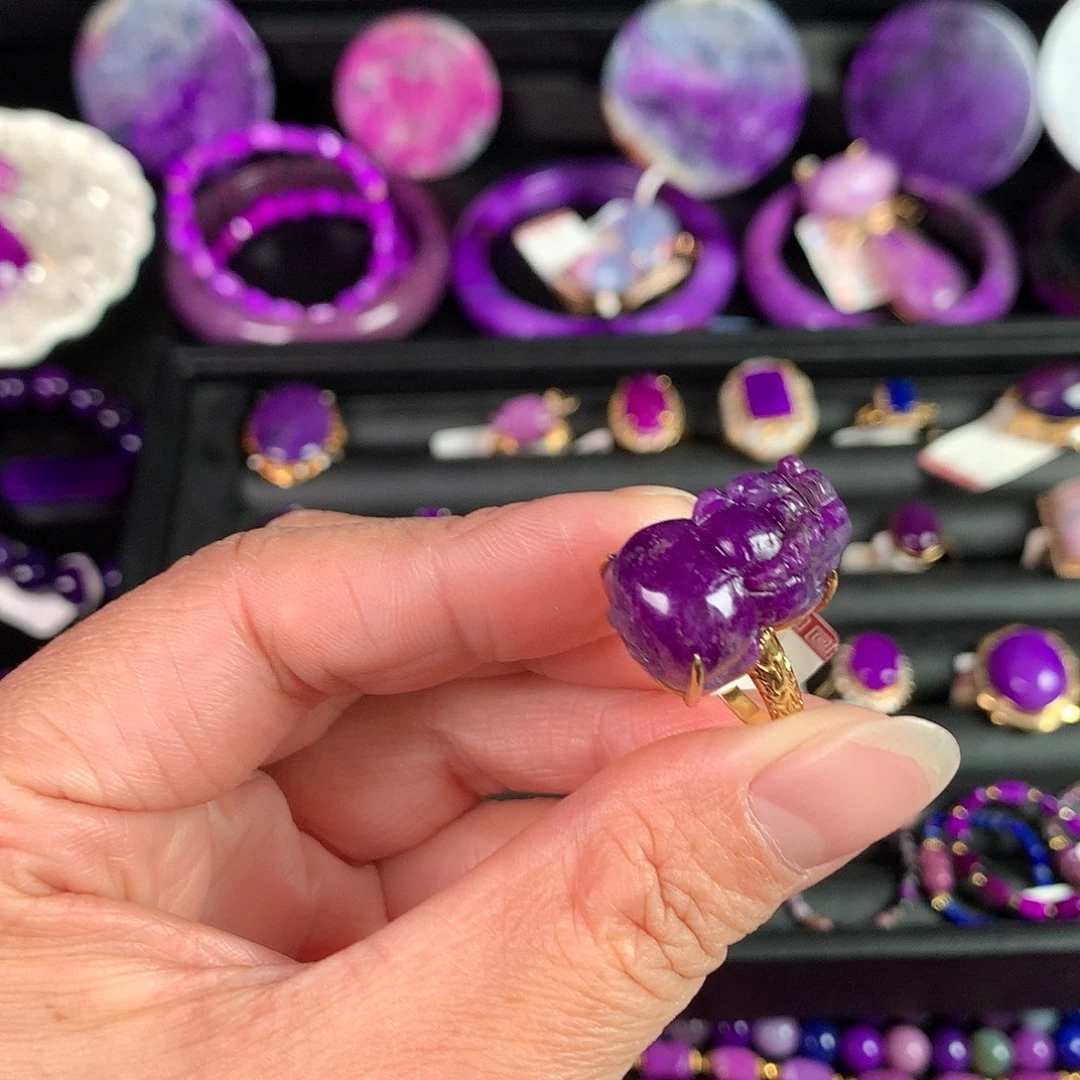 苏纪石（舒俱来）未镶嵌戒指