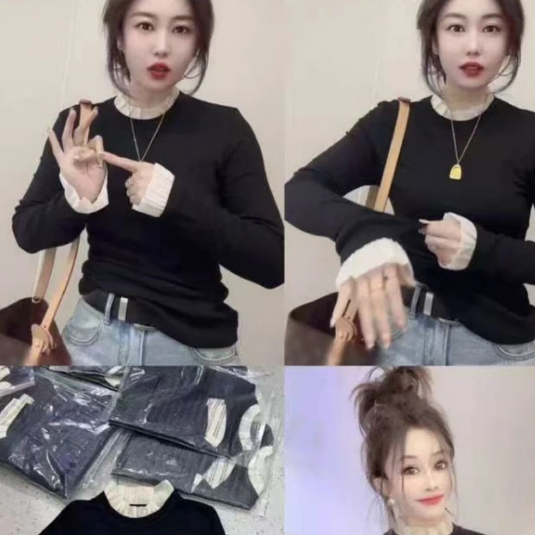 1018【胖小肉推荐】新款长袖打底