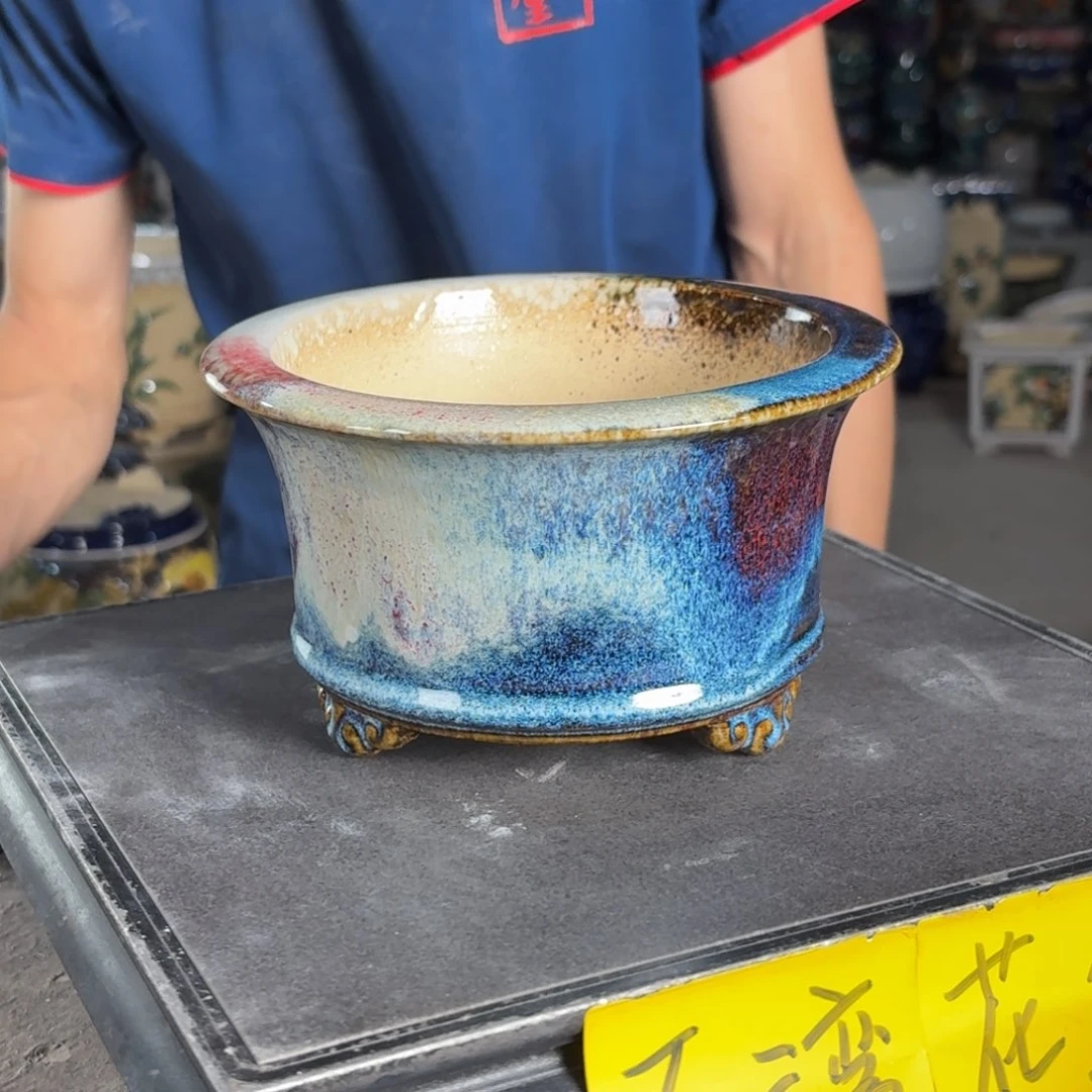 一风堂石湾花盆 内15*8