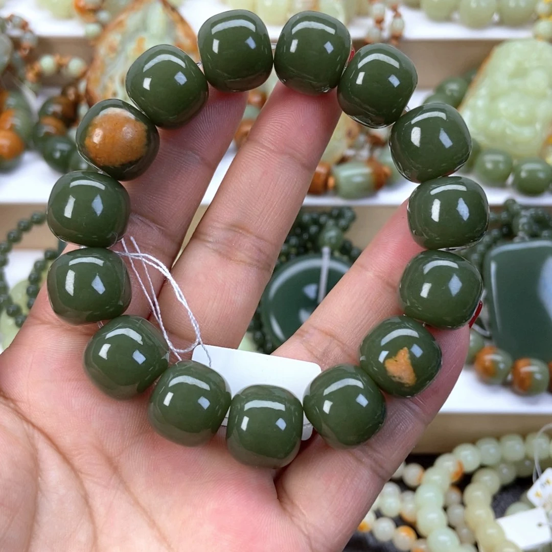 透闪石质玉手串未镶嵌