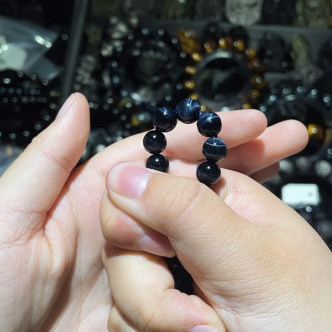 黑曜岩未镶嵌手链o*