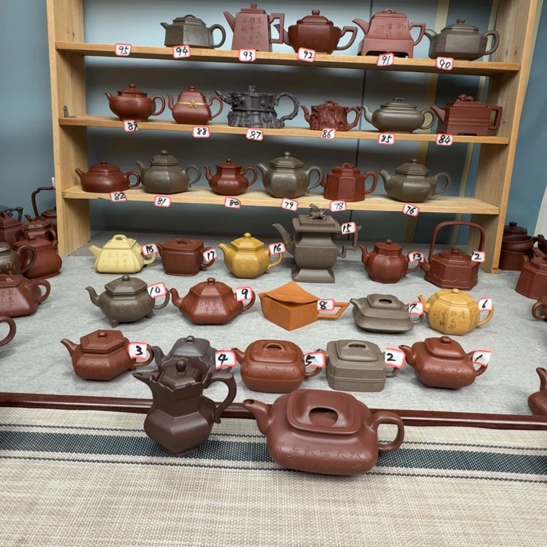 晨***峰紫泥茶壶全手工制作