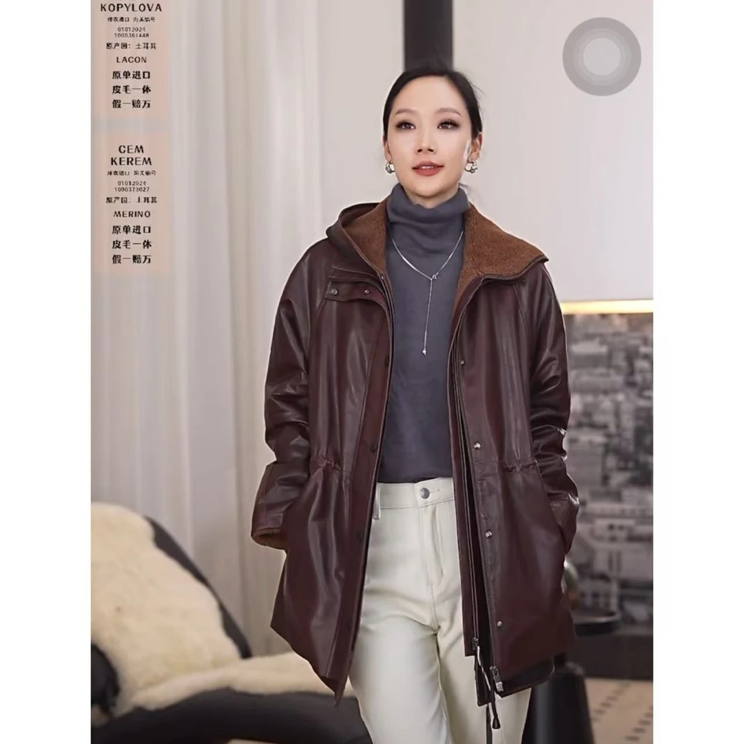 北京佰力郎11【福利样衣特价商品谨慎购买】皮毛一体外套皮草