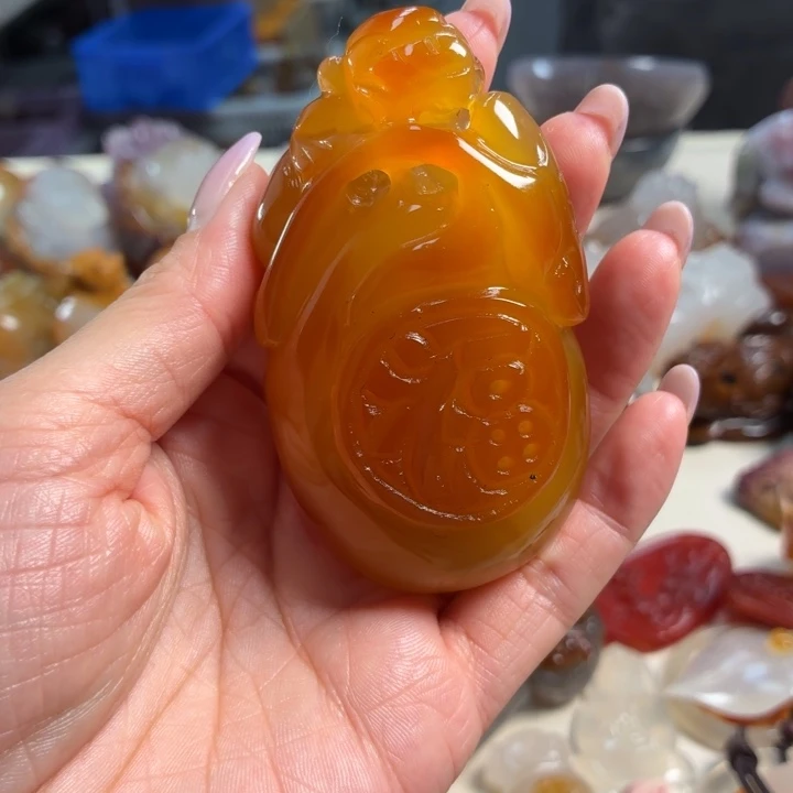 玛瑙/玉髓未镶嵌吊坠(不含链)