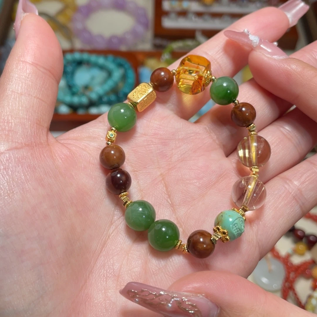 和田玉手串未镶嵌