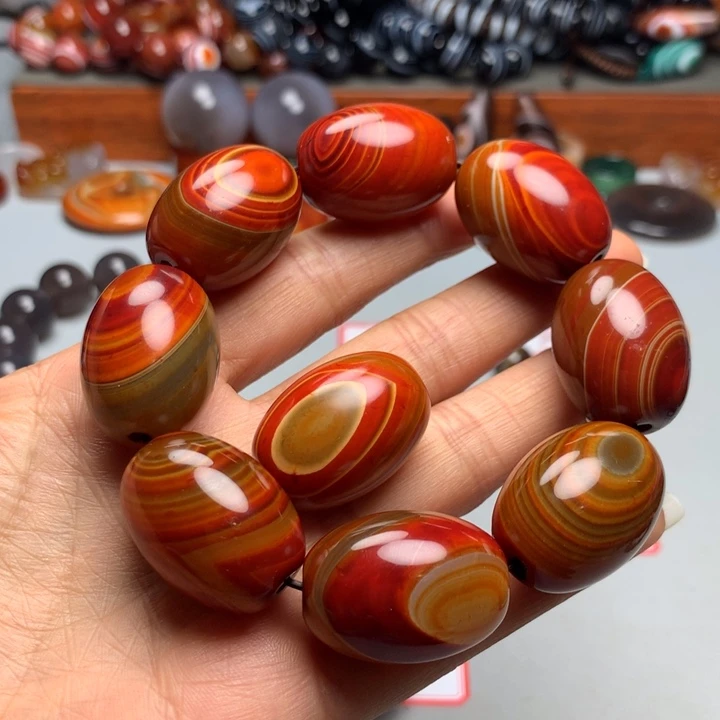 未镶嵌手链玛瑙/玉髓瞢*