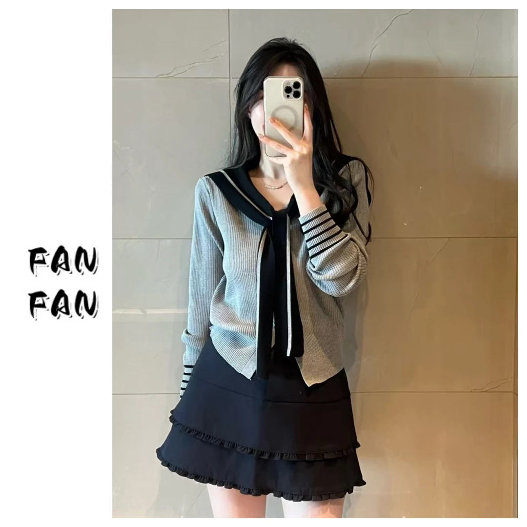 饭饭家 【维纳斯女神】小香风高级感显瘦针织衫