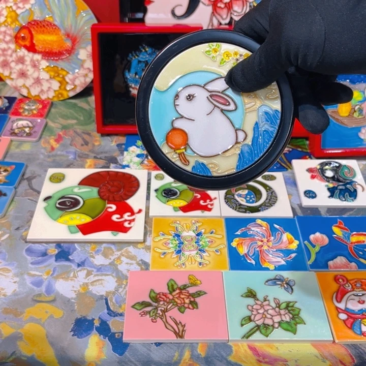 瓷片瓷板画艺术作品