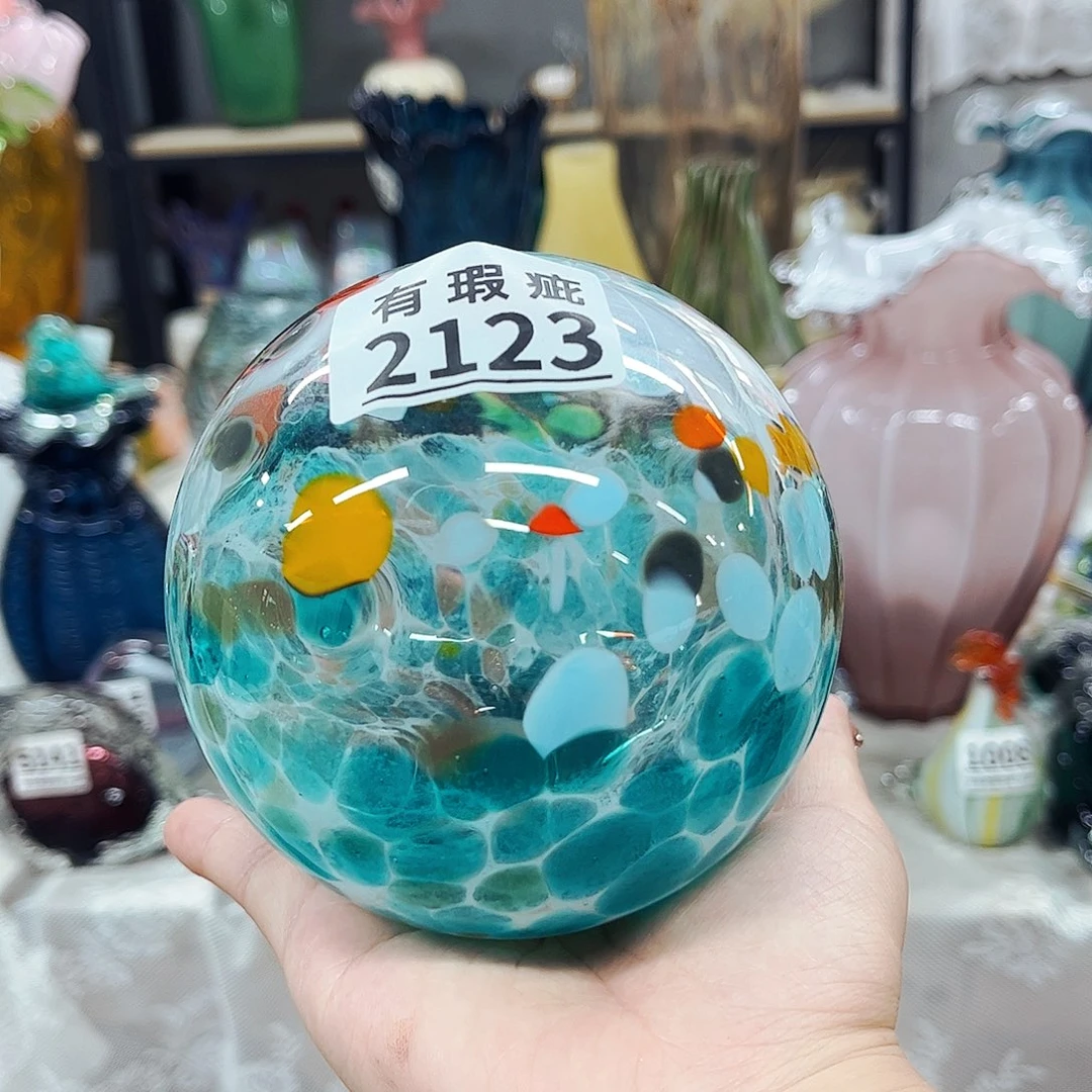 2124家悦美居琉璃花瓶瑕疵