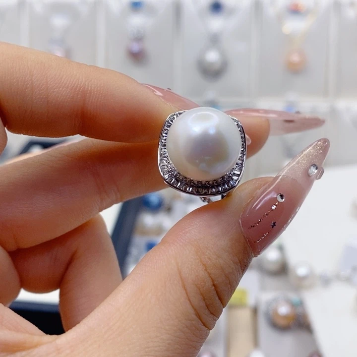 淡水珍珠未镶嵌戒指
