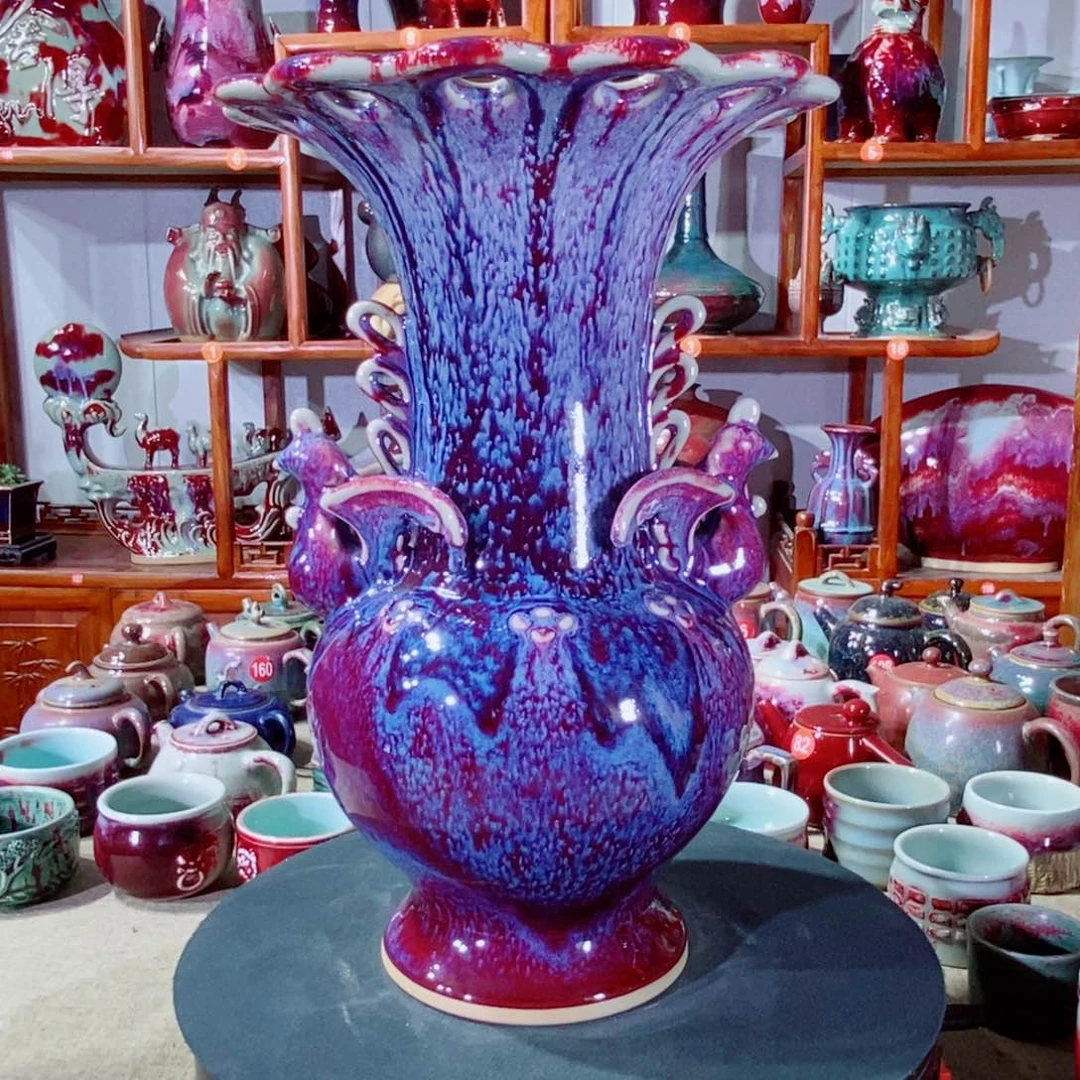 摆件神垕镇原产地钧瓷！