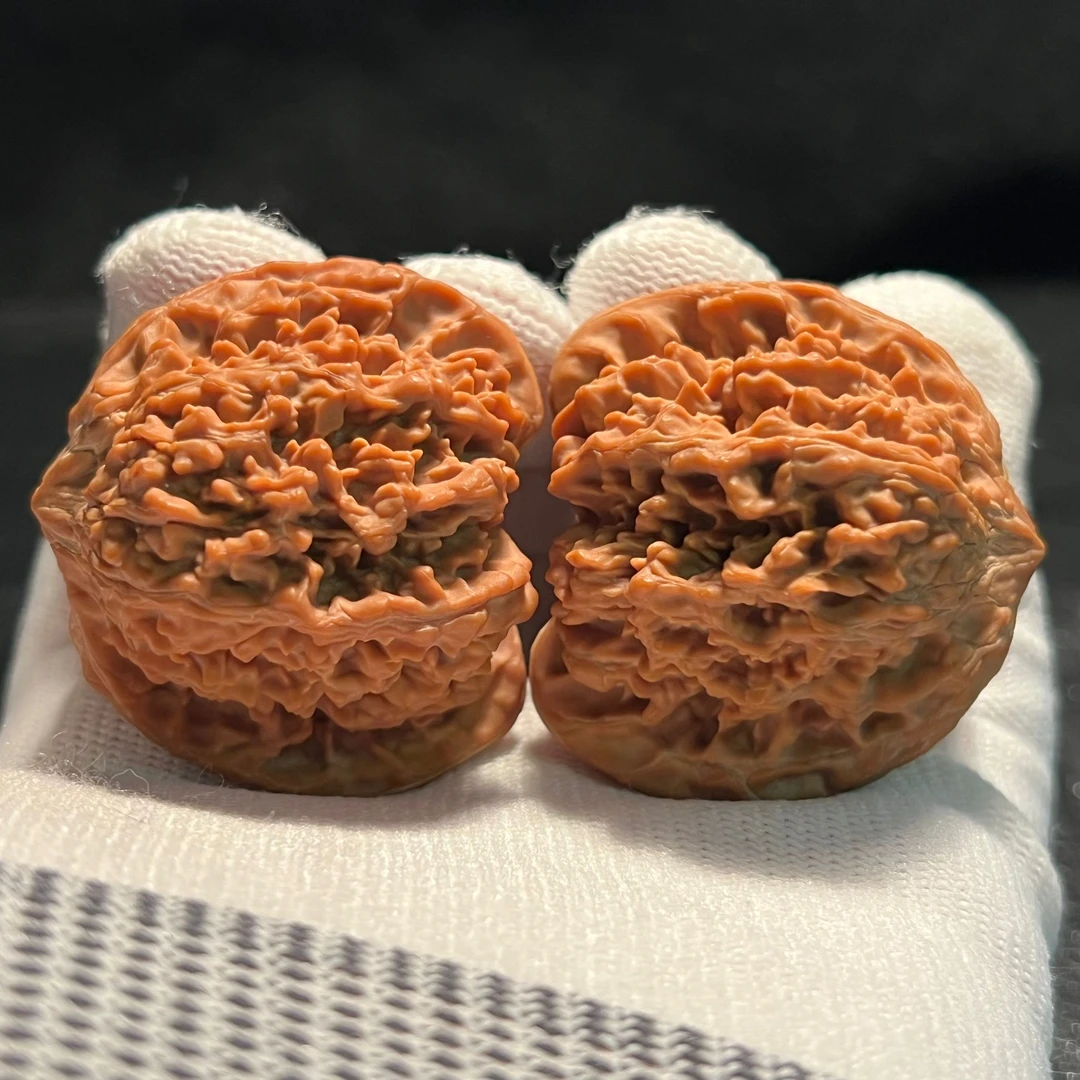 文玩核桃45全品满天星狮子头边45高41肚41编号14精品对